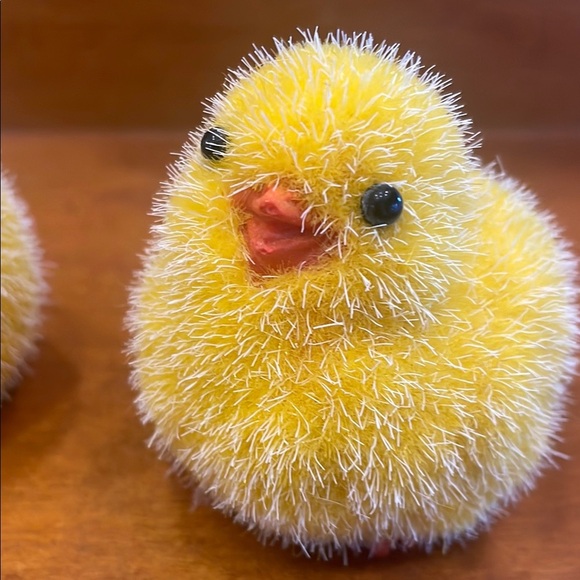 Adorable Yellow Fluffy Chick Decor - Picture 2 of 2